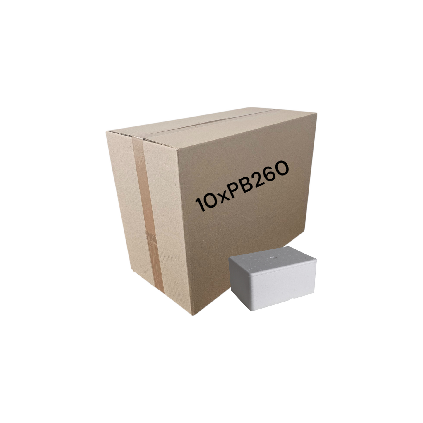 Medium Polystyrene Box, 1.5 kg Capacity