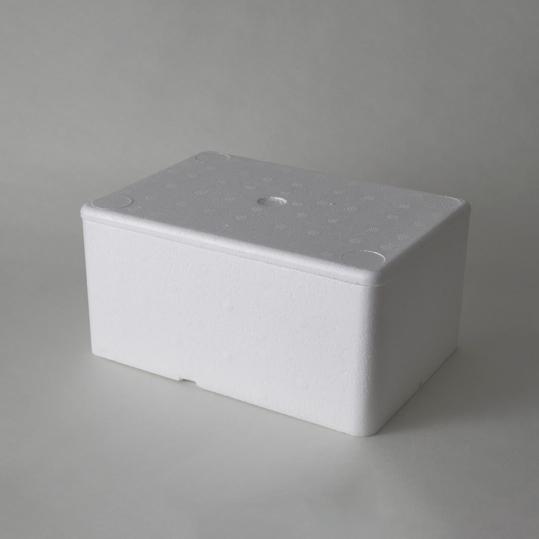 Medium Polystyrene box WITH FILLING, 2 kg Capacity